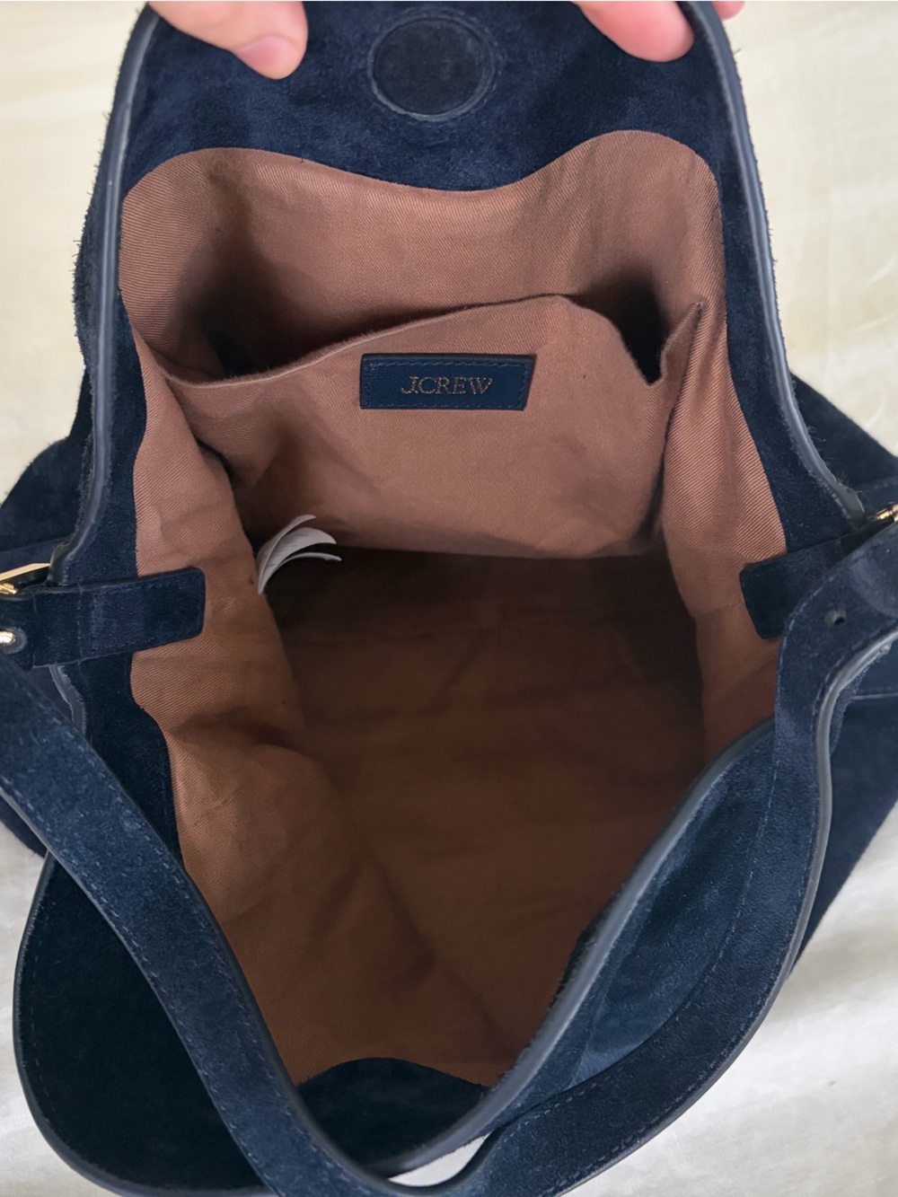 J Crew Berkeley Bag in Navy Blue - Picture 4 of 4